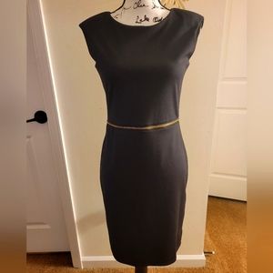 Kardashian Kollection Bodycon Dress w/Zipper Waist & Cut-Out Back